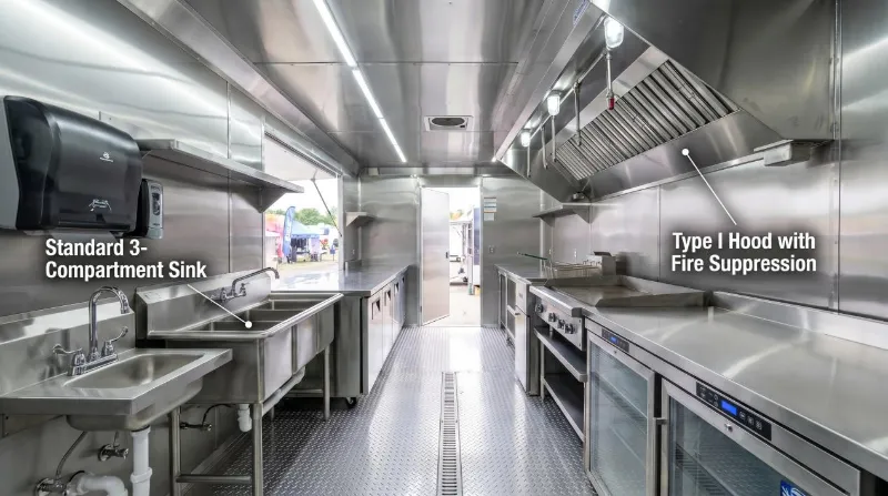 La guida definitiva: scegliere la giusta attrezzatura da cucina per il mercato statunitense dei rimorchi alimentari
