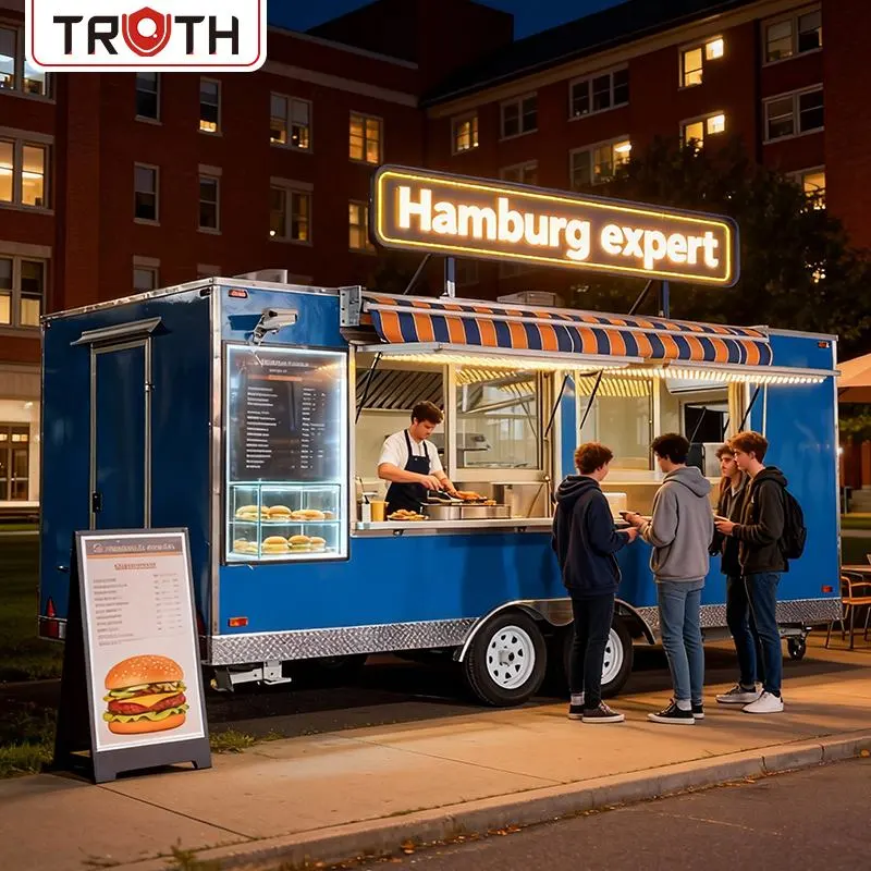 Furgone fast food per Amburgo