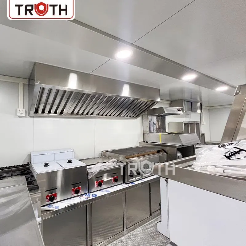 Food Truck Trailer With Toilet Fully Equipped