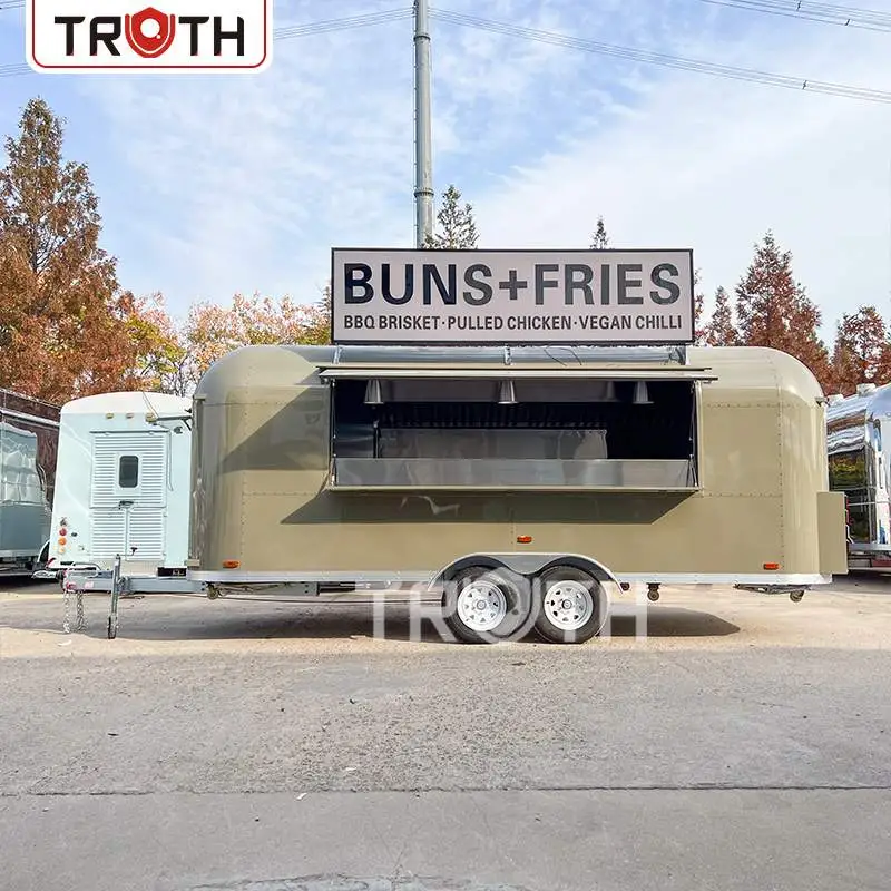 Food Vending Cart Bbq Restaurant Food Truck