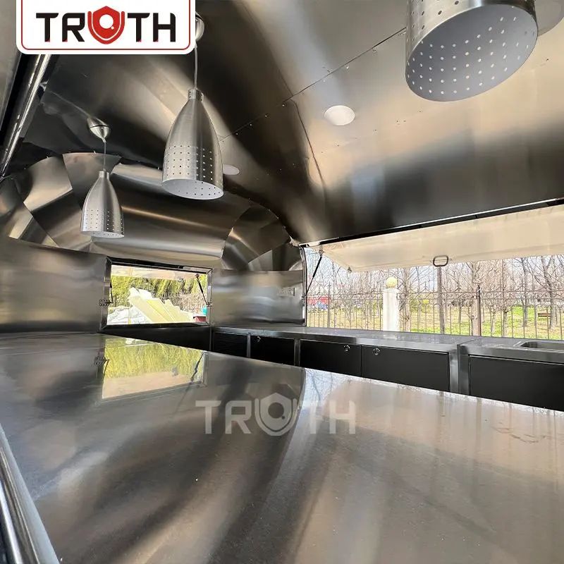 Mobile Bbq Food Truck Fully Equipped Kitchen