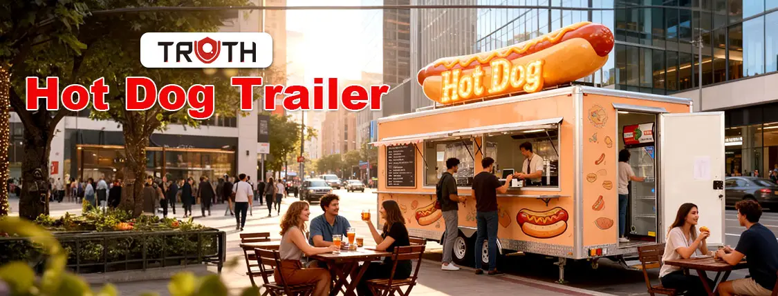 Square Hot Dog Food Truck